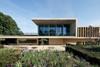 The café looks out on to the newly landscaped lawn of Baillie Scott’s Cory Lodge.