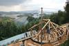 Lake Bunyonyi School dining hall by Peter Clegg and Alex Thomas