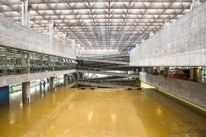 College of Architecture and Urbanism at Sao Paolo University by Vilanova Artigas