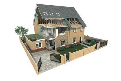 Knauf Insulation cutaway house copy