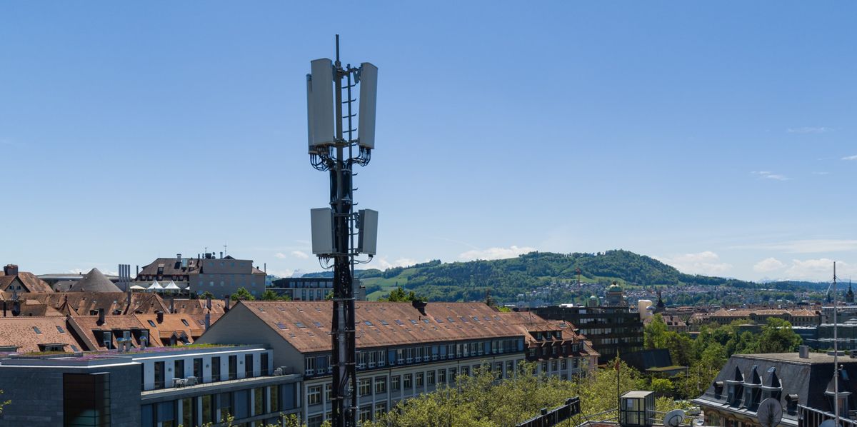 5G Mobilfunkantenne am Dammweg am 28.05.2021 in Bern. Foto: Raphael Moser / Tamedia AG