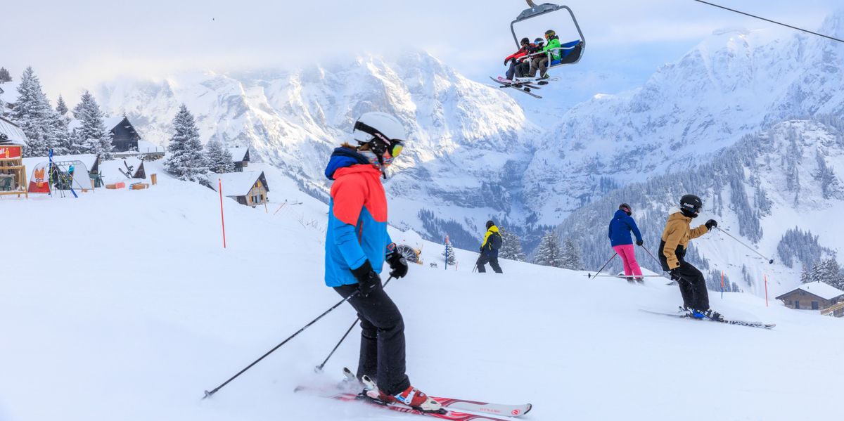 Images pretexte de ski. Champéry janvier 2023
