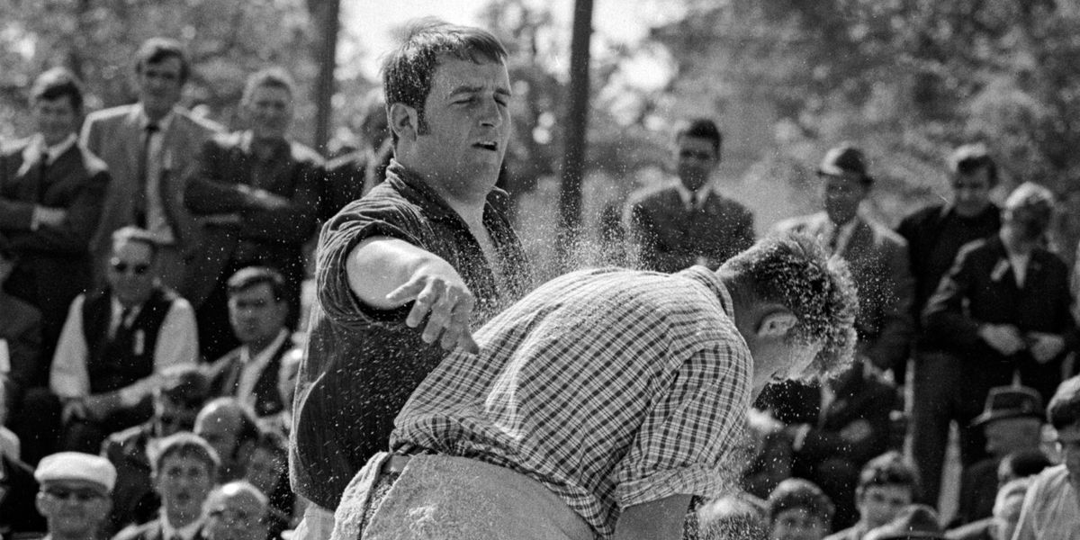 Angefressen: Ruedi Hunsperger (links) reist 1968 widerwillig nach Interlaken – und kriegt trotz des Siegs nicht den besten Preis.