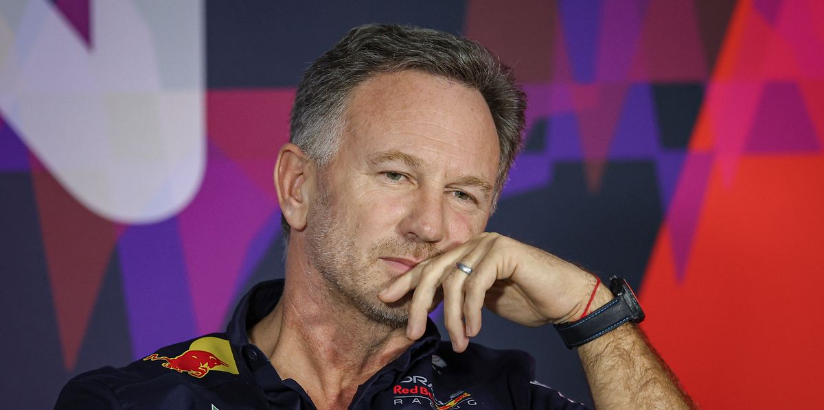 HORNER Christian (gbr), Team Principal of Red Bull Racing, portrait, press conference during the Formula 1 Aramco pre-season testing 2024 of the 2024 FIA Formula One World Championship from February 21 to 23, 2024 on the Bahrain International Circuit, in Sakhir , Bahrain - Photo Eric Alonso / DPPI F1 Pre-season Testing in Bahrain at Bahrain International Circuit on February 22, 2024 in Sakhir, Bahrain. (Photo by HOCH ZWEI) (KEYSTONE/DPA/Hoch Zwei Photoagency)
